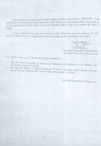 Certificate Back